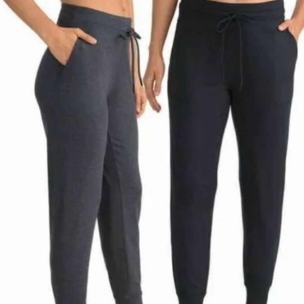 Women's Black and Gray Jogger Pants
